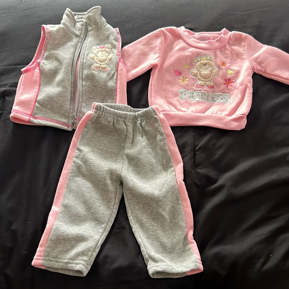 Gently worn sweat suit